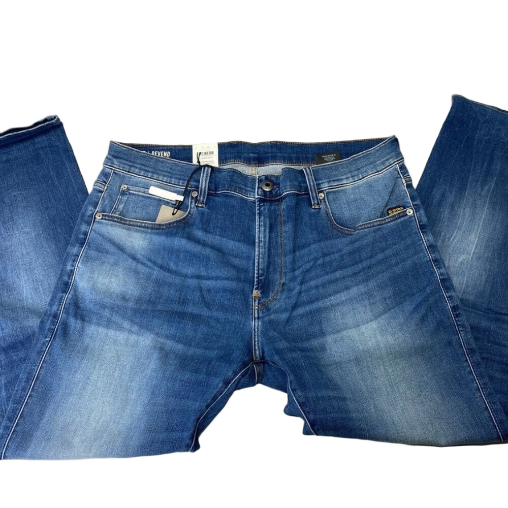 NEW G-STAR RAW Men’s Air Revend Skinny Jeans – Blue, Size 36